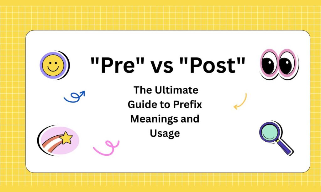 Pre vs Post