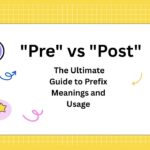 Pre vs Post