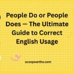 People Do or People Does