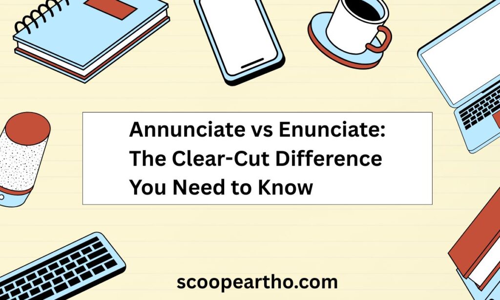 Annunciate vs Enunciate The Clear-Cut Difference You Need to Know