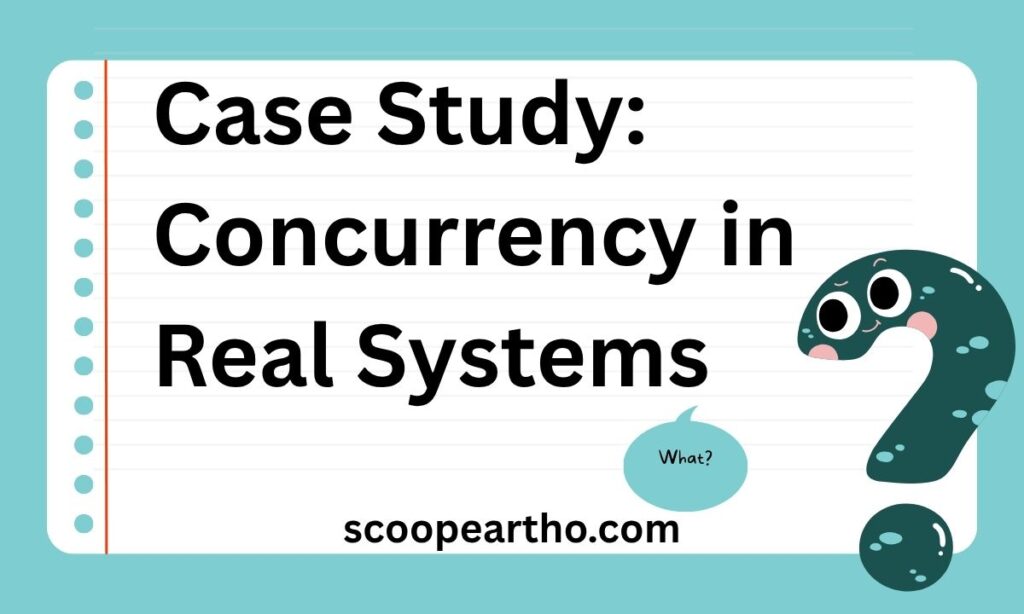 Case Study Concurrency in Real Systems