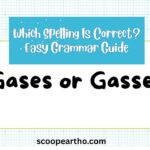 Gases or Gasses