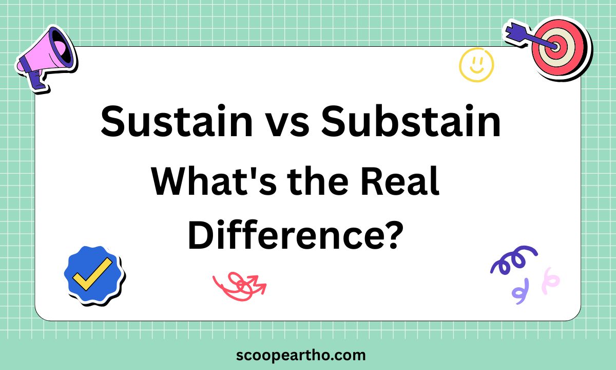 Sustain vs Substain