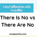 There Is No vs There Are No