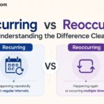 Recurring vs Reoccurring