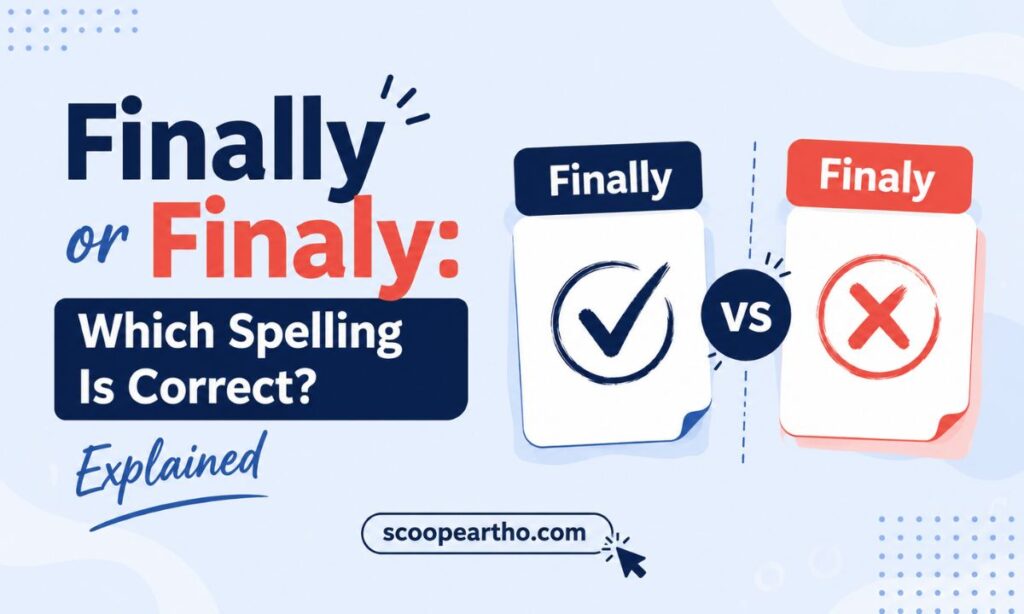 Finally or Finaly Which Spelling Is Correct Explained