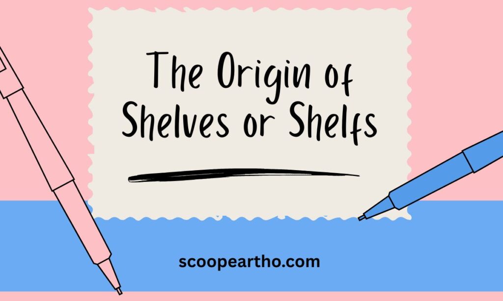 The Origin of Shelves or Shelfs