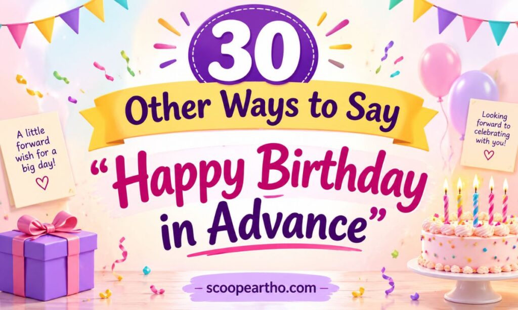 30 Other Ways to Say Happy Birthday in Advance