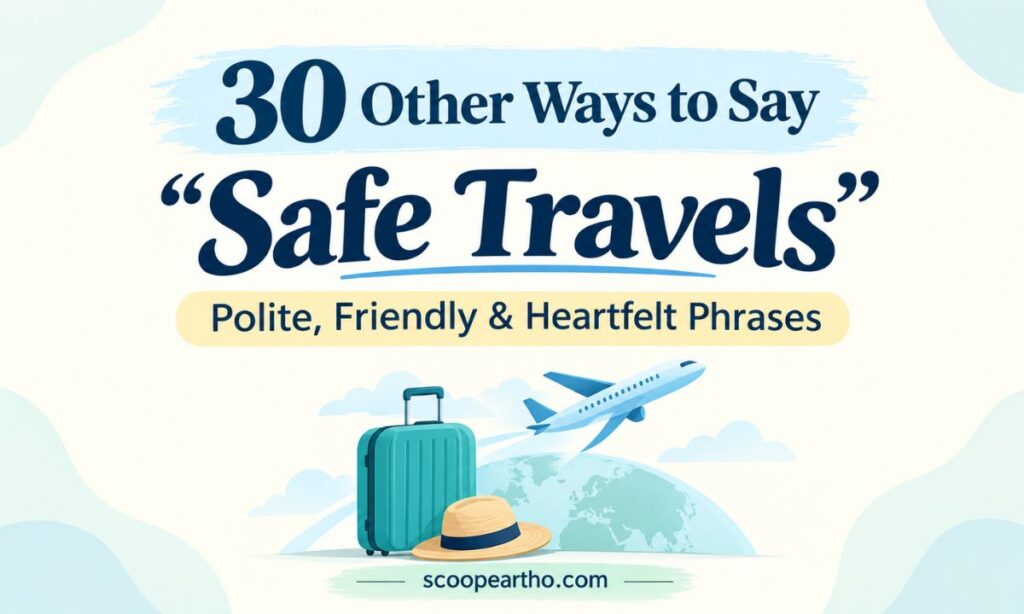 30 Other Ways to Say Safe Travels Polite, Friendly & Heartfelt Phrases