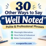 30 Other Ways to Say Well Noted Polite & Professional Phrases