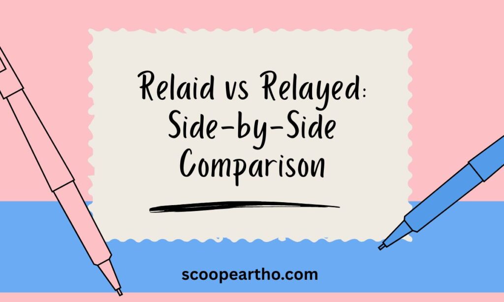 Relaid vs Relayed: Side-by-Side Comparison