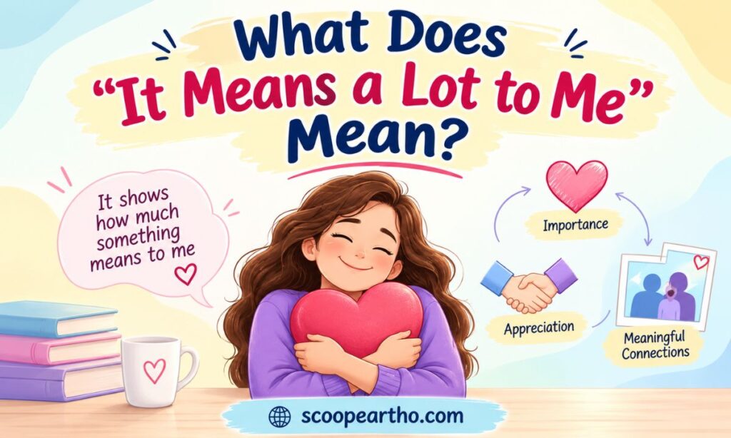 What Does It Means a Lot to Me Mean