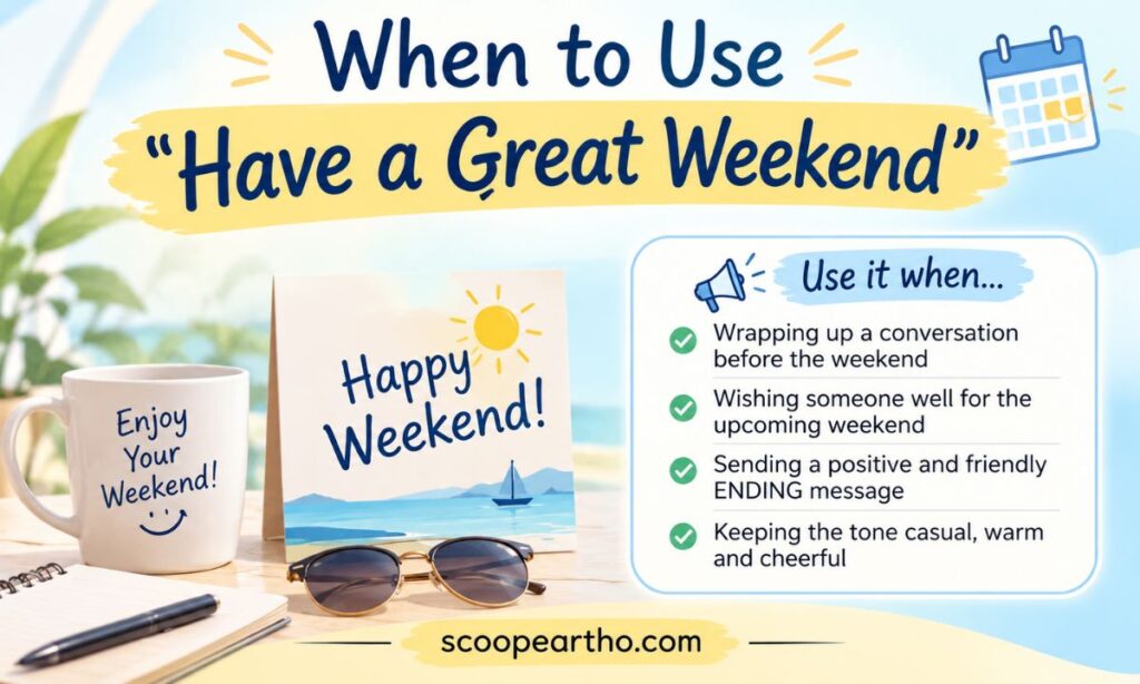 When to Use Have a Great Weekend